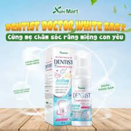 Kem đánh răng tạo bọt dentist doctor white baby (vina)