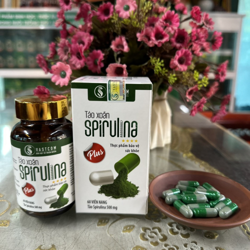  Thực phẩm bảo vệ sức khỏe Viên nang Tảo Spirulina (T)