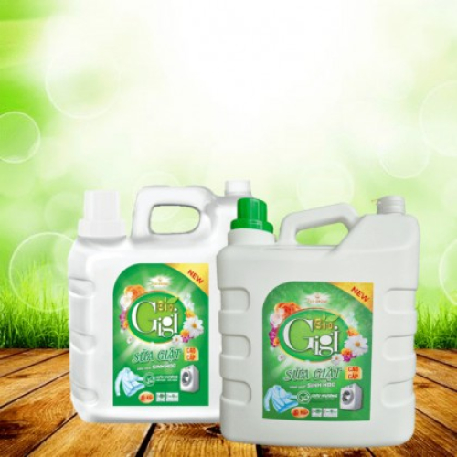 Sữa Giặt BIO GIGI Cao cấp 5 trong 1 - 10kg Hương SAKURA - Nắp Xanh